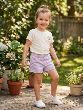 The Children's Place Lilac Lace Hem Shorts